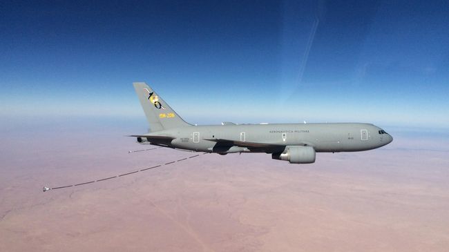 Самолет-заправщик Boeing 767 ВВС Италии