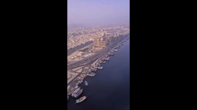 Первое видео из самолета Дубай — Тель-Авив