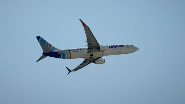 Самолет авиакомпании Flydubai