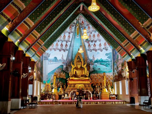 Храм Wat Si Pradu в провинции Исан Храм Wat Si Pradu в провинции Исан