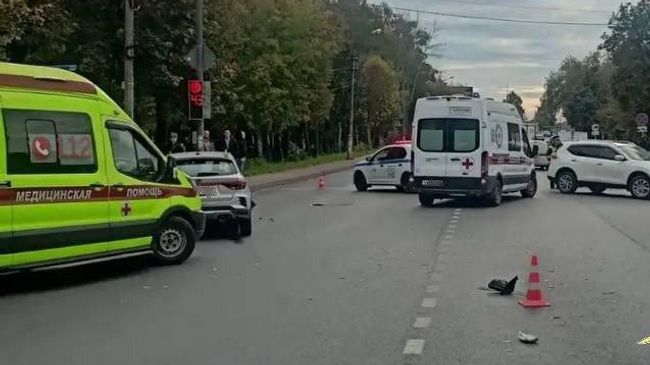 На месте ДТП с участием электросамоката в Пушкино. 2 октября 2026