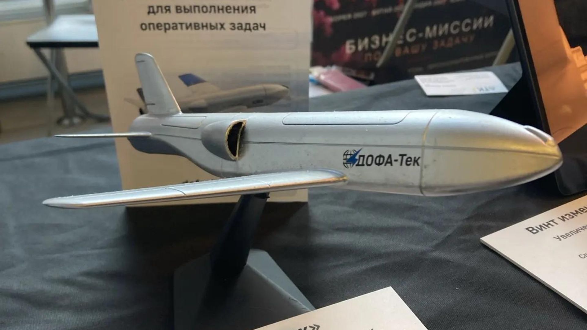 Модель одноразового реактивного перехватчика ДФ-1 Росчерк Модель одноразового реактивного перехватчика ДФ-1 Росчерк - РИА Новости, 1920, 07.10.2026