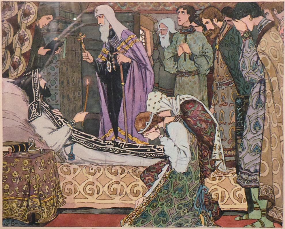 Кончина Дмитрия Донского, художник Василий Владимиров Кончина Дмитрия Донского, художник Василий Владимиров - РИА Новости, 1920, 09.10.2026