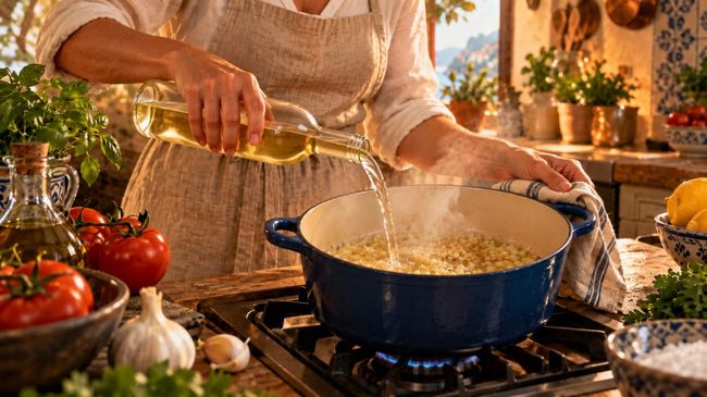 Приготовление томатного супа с морепродуктами Приготовление томатного супа с морепродуктами