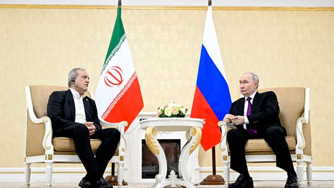 Путин и Пезешкиан обсудят ситуацию вокруг Персидского залива