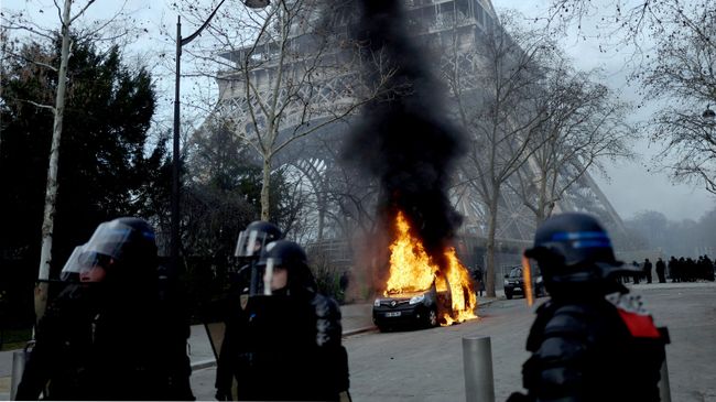 Протесты во Франции