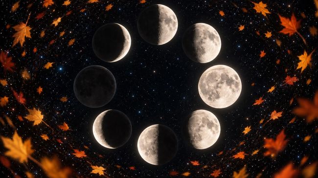 Лунный календарь на октябрь 2026 года: фазы Луны и благоприятные дни
