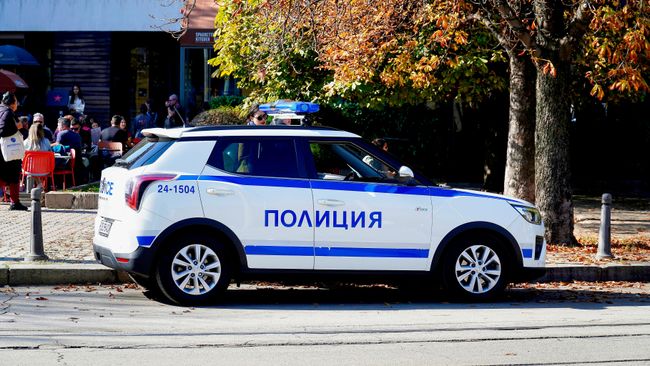 Автомобиль болгарской полиции