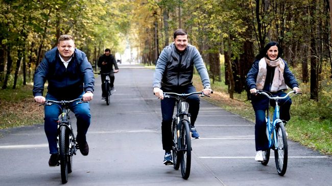 Благоустроенный лесопарк в подмосковных Люберцах