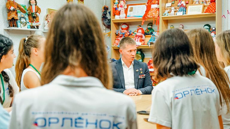 Интервью участника лаборатории Тексты Всероссийского форума Контент.Родина Героя России, руководителя Ассоциации ветеранов СВО Краснодарского края Евгения Мосейко в ВДЦ Орленок