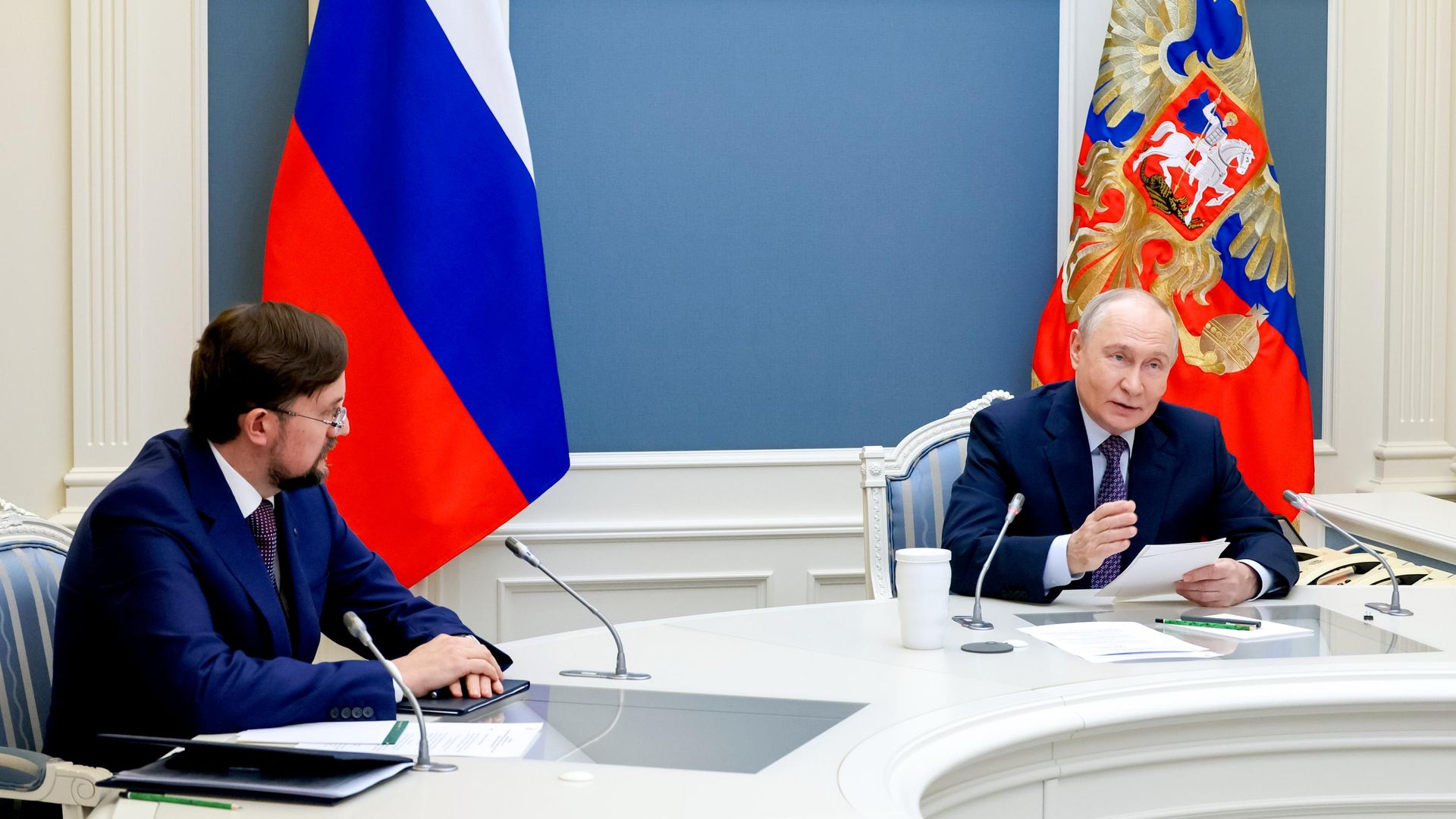 Президент РФ Владимир Путин проводит по видеосвязи встречу с участниками XXI форума-съезда Общероссийской общественной организации Деловая Россия Президент РФ Владимир Путин проводит по видеосвязи встречу с участниками XXI форума-съезда Общероссийской общественной организации Деловая Россия - РИА Новости, 1920, 15.10.2026
