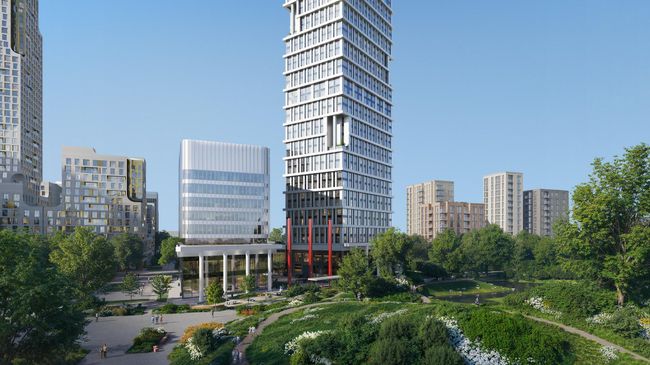 Проект Capital Group на территории бывшего завода МиГ в Москве