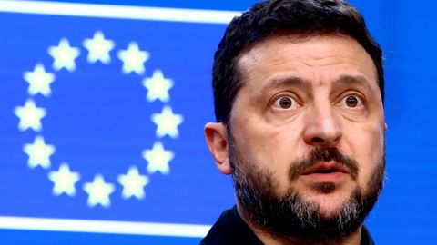 Владимир Зеленский на саммите ЕС в Брюсселе