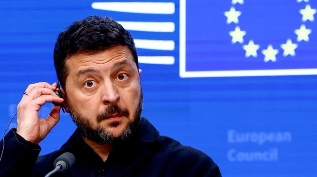 Владимир Зеленский на саммите ЕС в Брюсселе