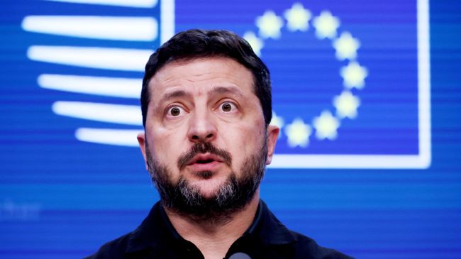 Владимир Зеленский на саммите ЕС в Брюсселе