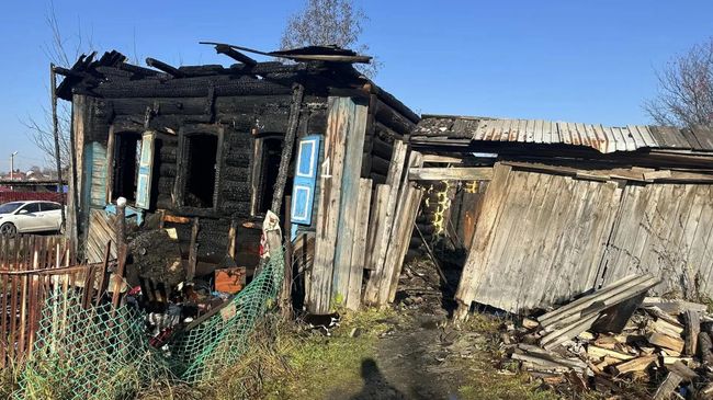 Последствия пожара в Билимбае