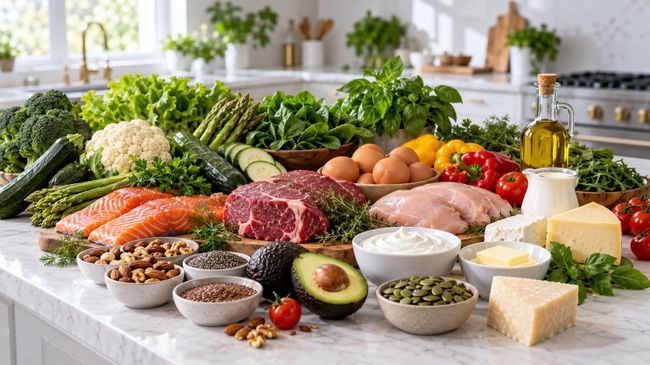 Продукты для кето-диеты 