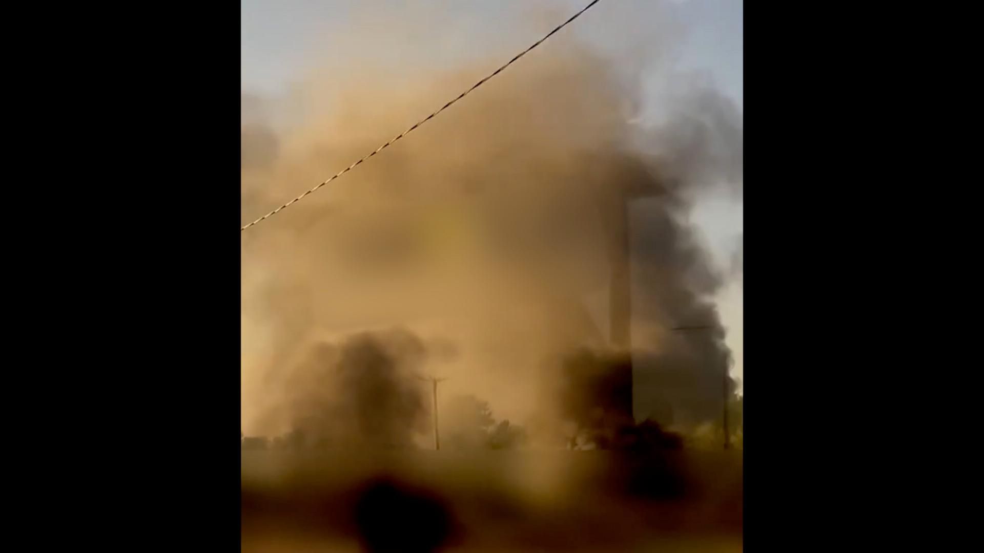 Пожар в районе Северного моста в Киеве Пожар в районе Северного моста в Киеве - РИА Новости, 1920, 20.10.2026