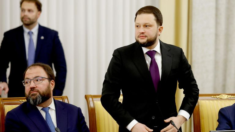 Министр транспорта РФ Дмитрий Ядров на заседании кабинета министров РФ Министр транспорта РФ Дмитрий Ядров на заседании кабинета министров РФ