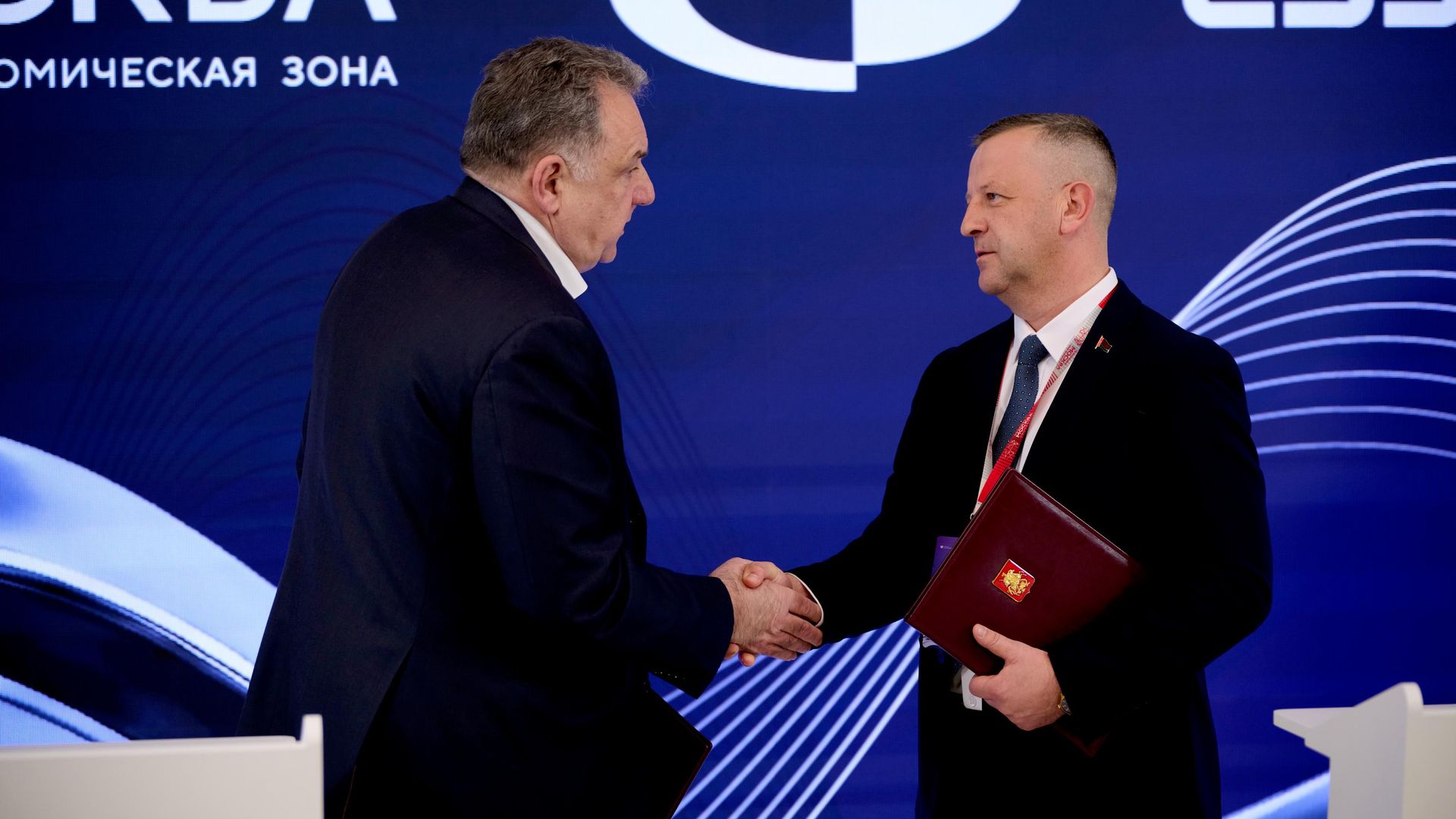 Подписание соглашения ОЭЗ Технополис Москва и СЭЗ Брест Подписание соглашения ОЭЗ Технополис Москва и СЭЗ Брест - РИА Новости, 1920, 22.10.2026