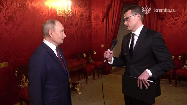 Владимир Путин о перспективах переговоров с Украиной Владимир Путин о перспективах переговоров с Украиной