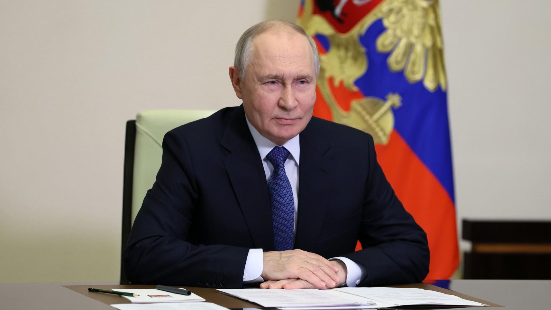Президент Владимир Путин на совещании с постоянными членами Совета безопасности - РИА Новости, 1920, 23.10.2026