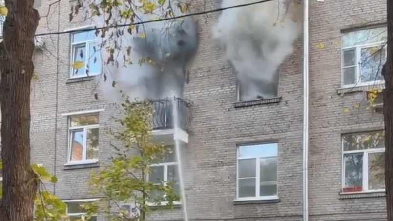 Ликвидация пожара в квартире жилого дома в Москве Ликвидация пожара в квартире жилого дома в Москве - РИА Новости, 1920, 23.10.2026