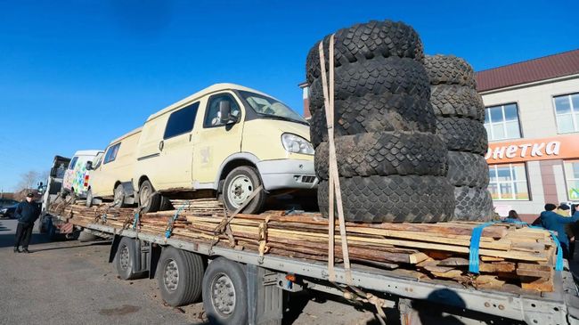 Гуманитарный груз для бойцов в зоне СВО от жителей Тюменской области