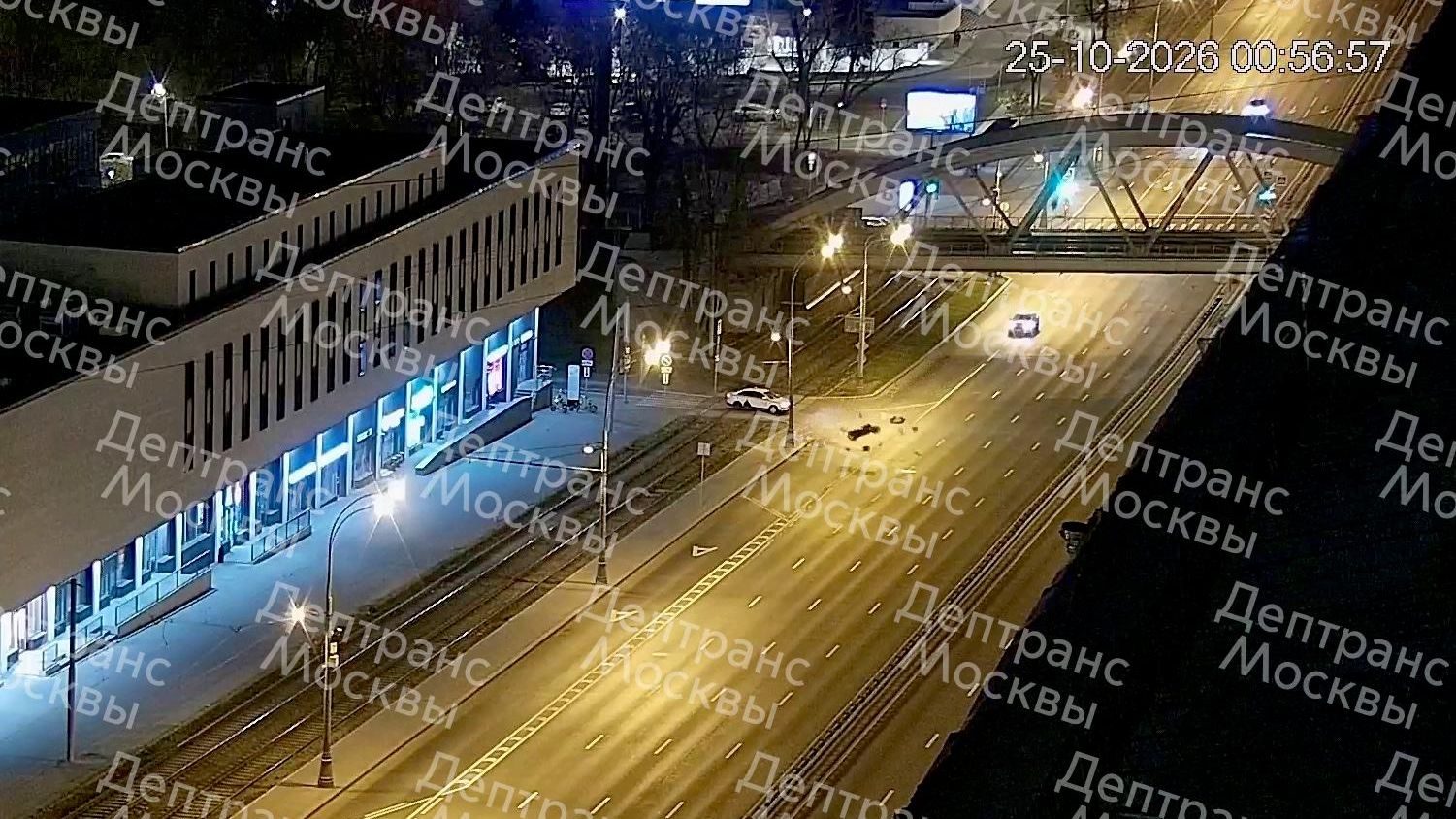 Наезд мотоциклиста на пешехода на Варшавском шоссе в Москве - РИА Новости, 1920, 25.10.2026