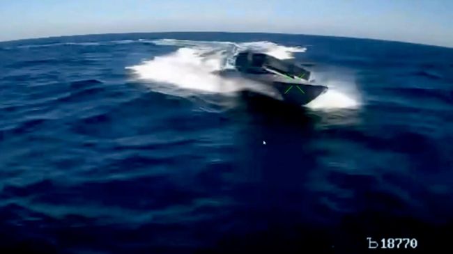 Поражение безэкипажных катеров ВСУ в акватории Черного моря