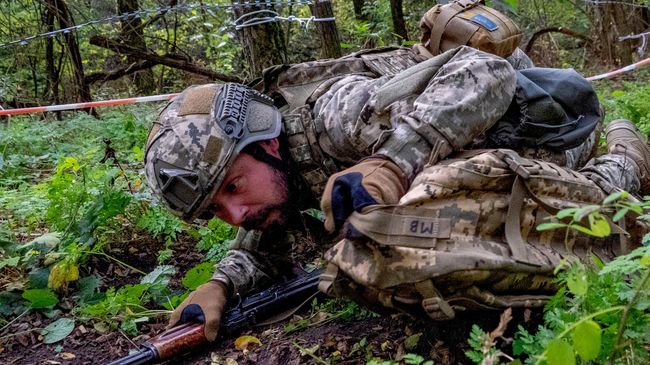 Украинский военнослужащий