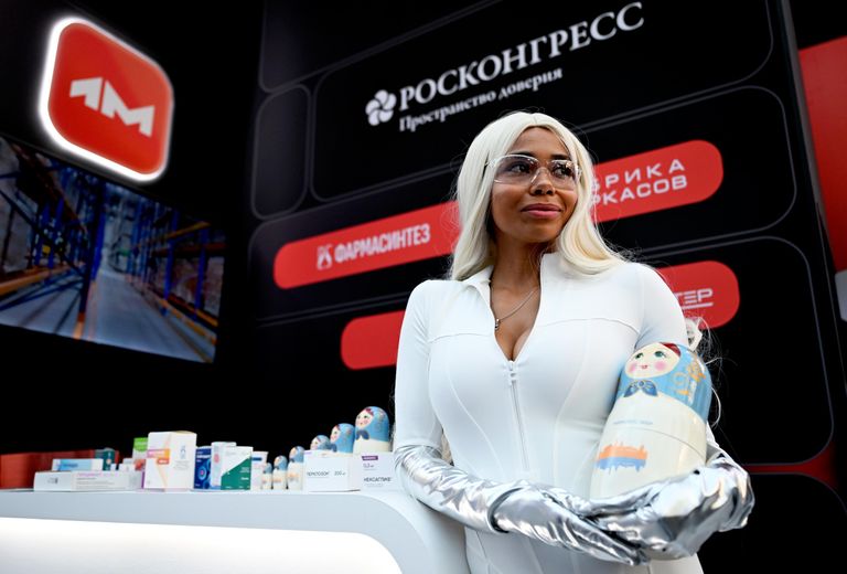 Работа форума Россия-Африка в Москве Работа форума Россия-Африка в Москве