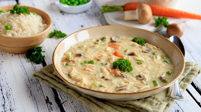Фрикасе из курицы с овощами