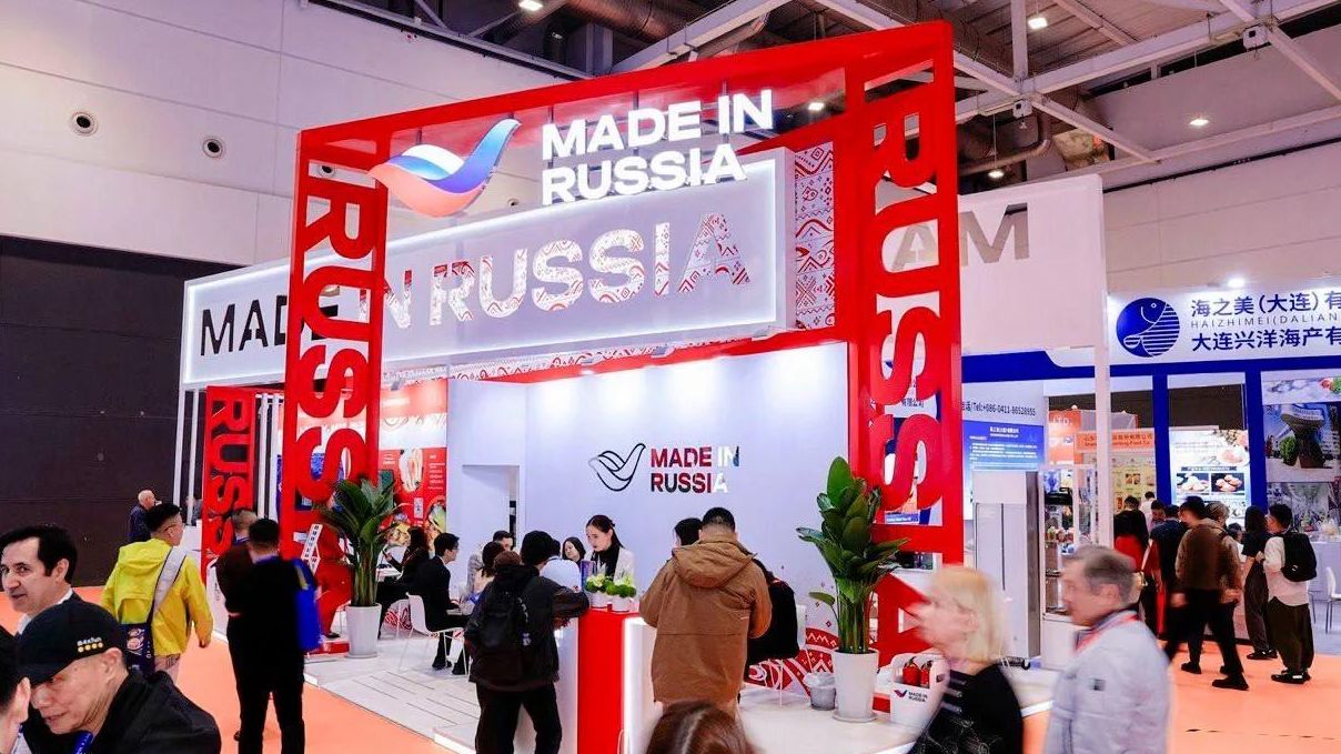 Экспозиция Сделано в России на международной выставке China Fisheries & Seafood Expo (CFSE) 2026 Экспозиция Сделано в России на международной выставке China Fisheries & Seafood Expo (CFSE) 2026 - РИА Новости, 1920, 28.10.2026