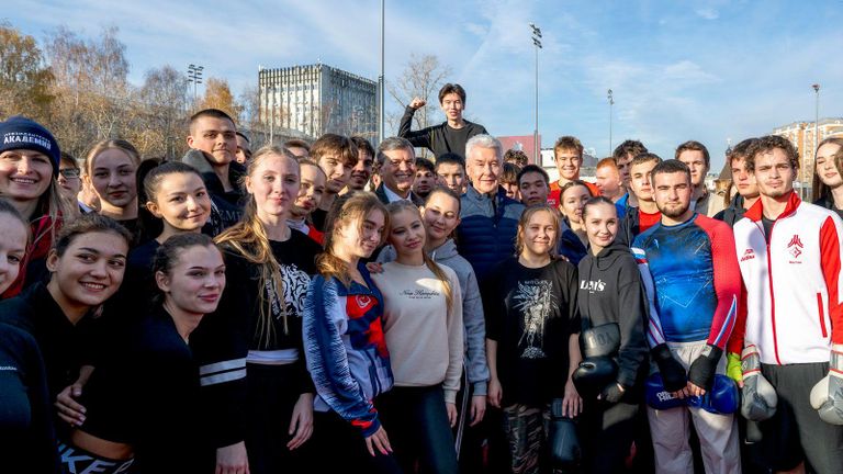 Открытие спортивного кластера в Нагатино-Садовниках Открытие спортивного кластера в Нагатино-Садовниках