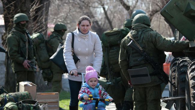 Ситуация в Симферополе Ситуация в Симферополе