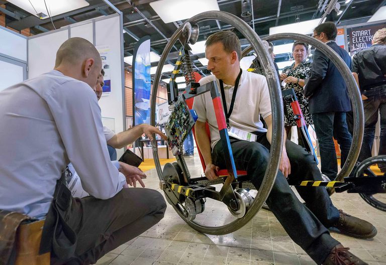 Медицинский робот на Innorobo 2014 в Лионе