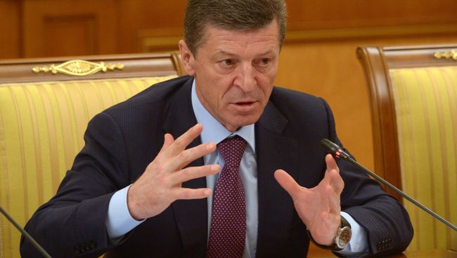 Заместитель председателя правительства РФ Дмитрий Козак. Архивное фото