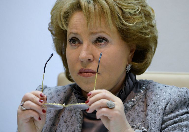 Председатель Совета Федерации РФ Валентина Матвиенко Председатель Совета Федерации РФ Валентина Матвиенко