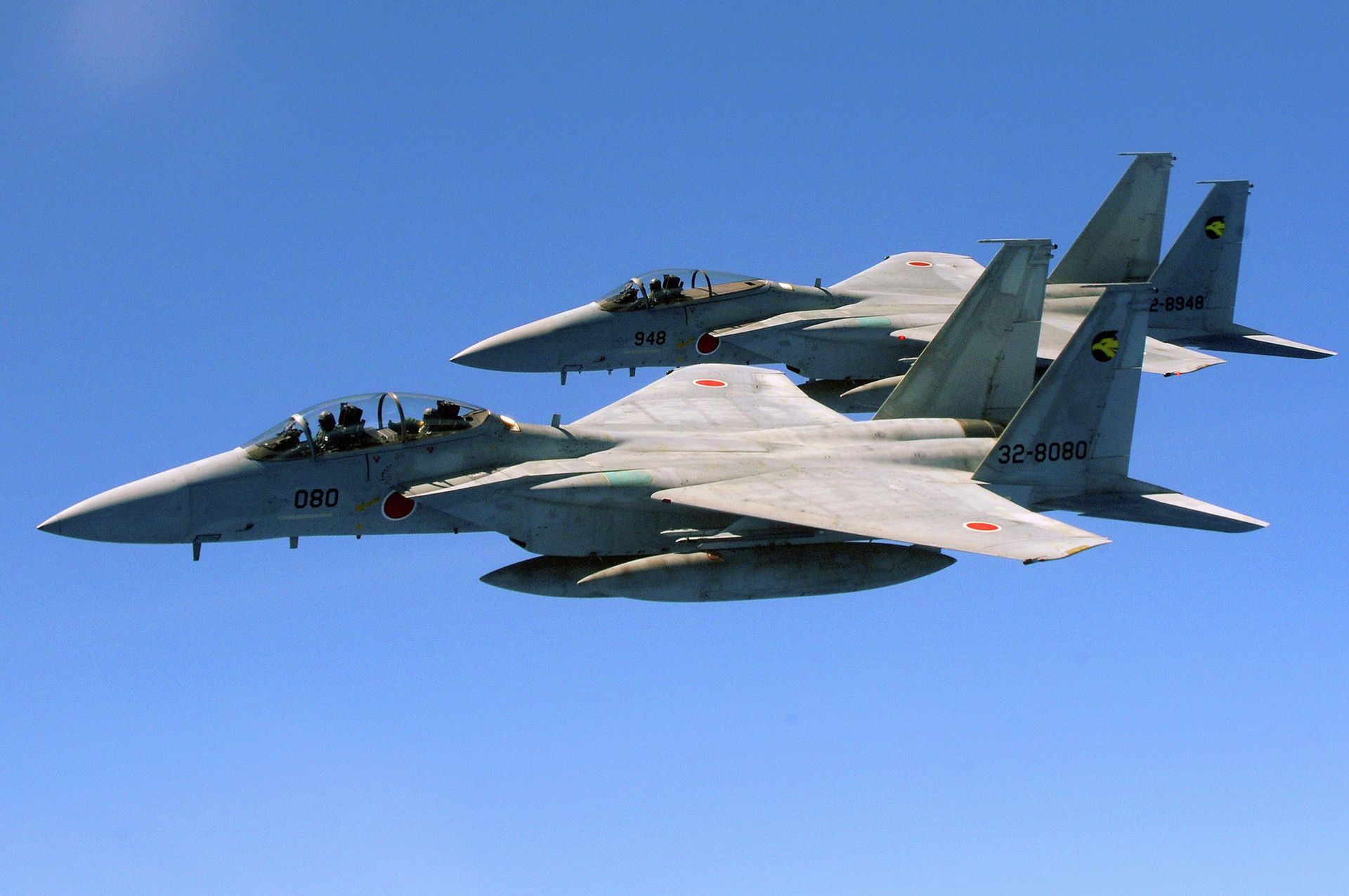 Истребители Mitsubishi F-15J ВВС Японии Истребители Mitsubishi F-15J ВВС Японии - РИА Новости, 1920, 27.09.2024
