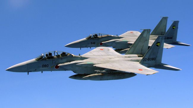 Истребители Mitsubishi F-15J ВВС Японии