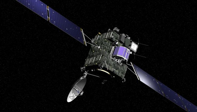 Зонд Розетта с посадочным модулем Фила Зонд Розетта с посадочным модулем Фила