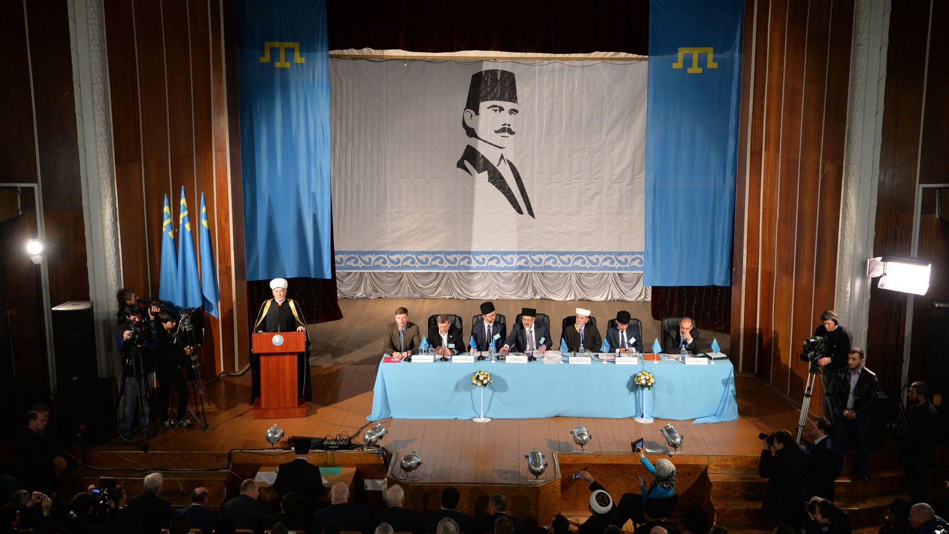 Национальный съезд крымских татар в Бахчисарае Национальный съезд крымских татар в Бахчисарае - РИА Новости, 1920, 29.04.2022