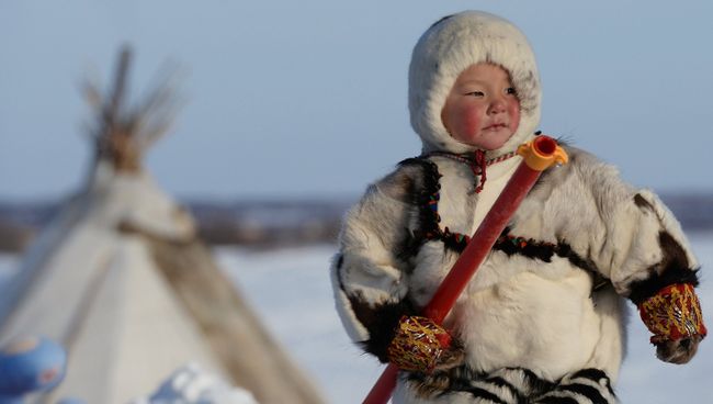 Праздник День оленевода в Салехарде. Архивное фото Праздник День оленевода в Салехарде. Архивное фото