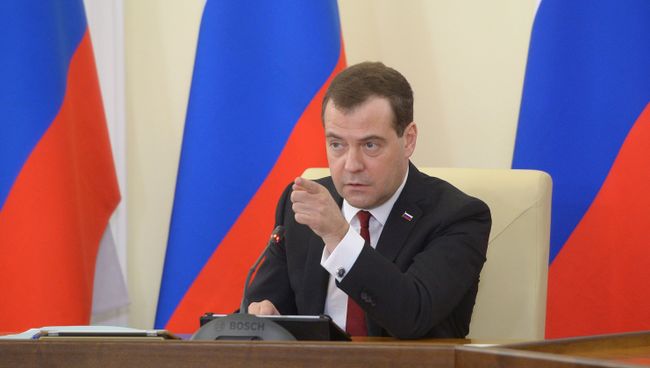 Рабочая поездка Д.Медведева в Крым