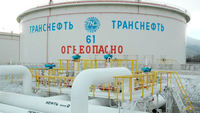 Резервуар одного из объектов компании Транснефть. Архивное фото