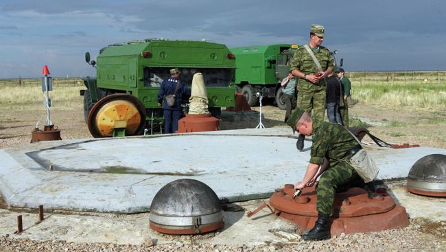 Подготовка к запуску ракеты РС-20 (Воевода), архивное фото