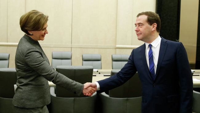 Д.Медведев назначил А.Попову на должность главы Роспотребнадзора Д.Медведев назначил А.Попову на должность главы Роспотребнадзора