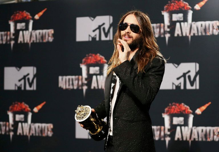 Американский актёр Джаред Лето на церемонии вручения премии MTV Movie Awards Американский актёр Джаред Лето на церемонии вручения премии MTV Movie Awards