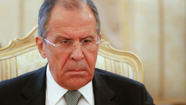 Министр иностранных дел России Сергей Лавров. Фото с места события Министр иностранных дел России Сергей Лавров. Фото с места события